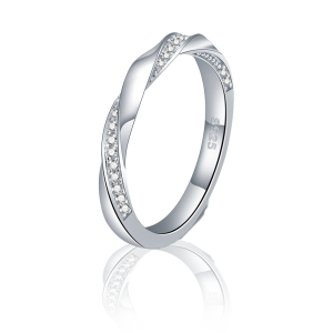 טבעת סיבוב לנשים עם אבני זירקון swaga תכשיטים אונליין