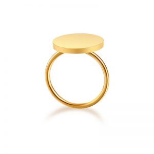 טבעת בצבע זהב לנשים